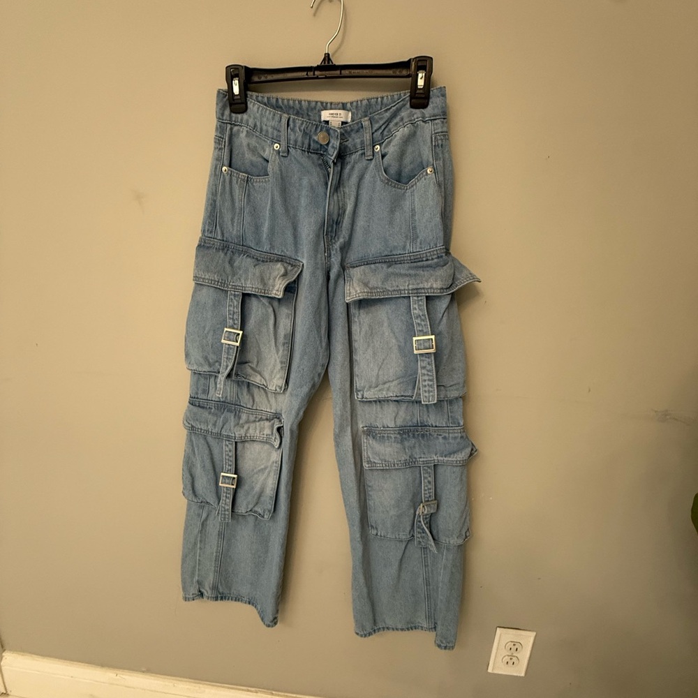 Forever 21 Light Blue Boyfriend Jeans